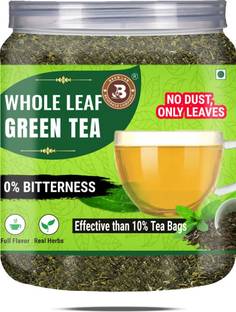 Brew Lab Whole Leaf Green Tea | 0% Bitterness No Dust Only Leaves Good for Weight Loss | Green Tea Plastic Bottle
