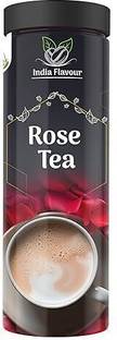 India Flavour Rose Tea Powder Organic Tea Rich & Aromatic Blends with Rose Tea Rose Tea Plastic Bottle