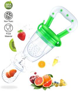 Stakipo Food/Fruit Nibbler with Extra Mesh, Soft Pacifier/Feeder, Teether For Baby Feeder