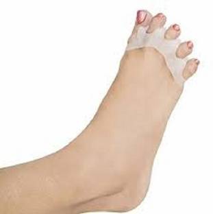 Toloo Finger Separator Silicone Foot Care Gel Bunion Protector Toe Separators 1 pair