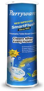 Parryware SmartFlush Automatic Toilet Bowl Cleaner- Citrus 500 I Lasts upto 500* Flushes Citrus Spray Toilet Cleaner