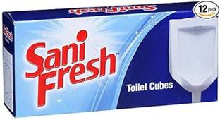 SANI Fresh Toilet Cube | Bathroom Cleaner Orange Block Toilet Cleaner
