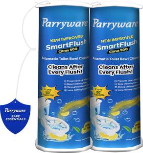Parryware SmartFlush Automatic Toilet Bowl Cleaner- Citrus 500 I PACK OF 2 Citrus Foam Toilet Cleaner