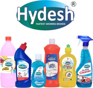 hydesh Glass & Floor Cleaner, Bathroom Cleaner, Dish Wash, Hand Wash, Toilet Cleaner Regular Liquid Toilet Cleaner