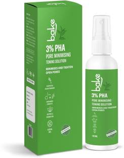 Bake 3% PHA Toner with Gluconolactone for Minimising & Tightening Open Pores Men & Women