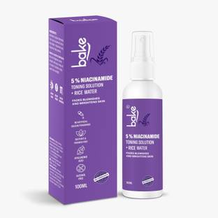 Bake Cosmetics 5% Niacinamide Rice Water Toner for Pigmentation & Acne Scars Men & Women