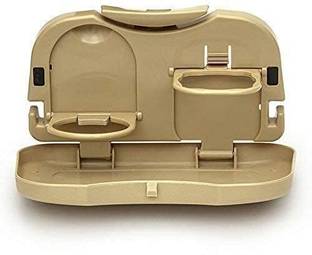 RUDHJAL Folding Tray Auto Car Seat Back Drink Table Food Tray Car Bottle Holder