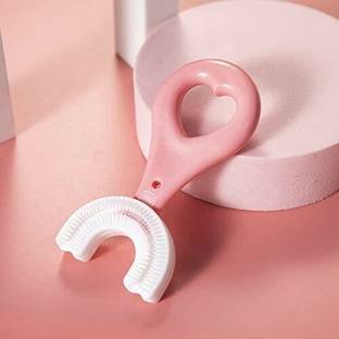 UBJI U Shaped Silicone Toothbrush Medium Toothbrush