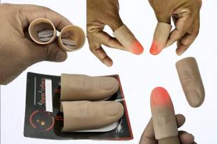 A SARKAR MAGIC SHOP Thumb TIP Light Magic (Set of 2) / DELIGHTING Thumb Finger Magic Trick 2 Magic Tricks