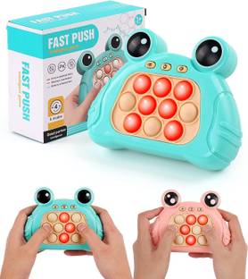 Kmc kidoz Toys Pop Up Stress Toy, Concentration Puzzle Game Finger Puppets