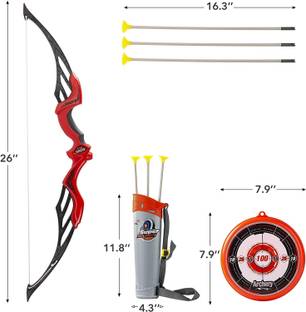 TOOBIL Archery Bow and Toy Set with Target multicolor
