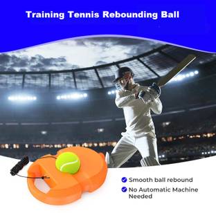CountryLink Trainer Rebound Ball, Solo Tennis Training Equipment (No Racket Included) Cricket Kit
