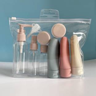 KAMALY Multipurpose 11 pcs Portable Travel Cosmetics Container Bottle Set 100 ml Bottle