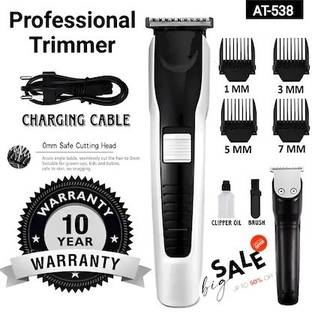 ChinuStyle Professional Rechargeable Hair Clipper Trimmer Shaver For Men  Runtime: 60 min Trimmer for Men