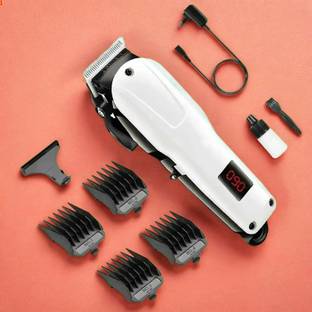 Shamsa A473 M809T 2Hrs Charging Time 140mins Operating Time 4 Length Comb Trimmer Fully Waterproof Trimmer 140 min  Runtime 4 Length Settings