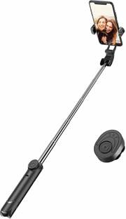 HLMOBILE AY BEST SALE XT-02 Bluetooth Extendable Selfie Stick Lightweight All Smartphone Tripod, Tripod Ball Head