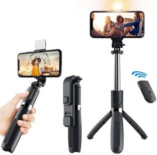 Techobucks Buy Now Bluetooth Wireless Selfie Sticks with Remote 3-in-1 Tripod Stand Tripod