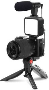 Planetoid Vlogging Kit for Video Making Mic Tripod Stand LED Light Tripod Kit