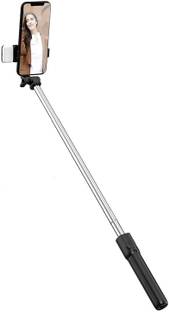 Growtechnohub R1S 3-in-1 Bluetooth Selfie Sticks with Flash, Detachable Wireless Remote G6 Monopod Kit, Tripod, Tripod Kit