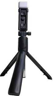 Mid Light R1S SELFIE STICK WITH REMOTE & SELFIE LIGHT BLUETOOTH SELFIE STICK M486 Tripod