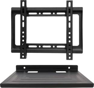 LABTRONIXED INC. Combo of 17-32 Inch LCD LED TV Wall Mount Stand and Heavy Duty Set Top Box Self Fixed TV Mount