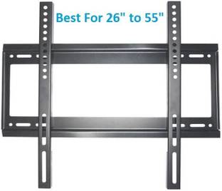 hyteck Ultra Slim 26"-55" Heavy TV Wall Mount for LCD/ LED/ Plasma (GERMAN CERTIFIED) Suitable for Sony/LG/Samsung/Micromax/Onida/Panasonic/Videocon/Intex/Bravia/Sansui/Micromax/Lloyd and More Specially For MI Tv. Fixed TV Mount