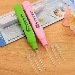 KOTLEY Kid Baby Safe LED Flashlight Earpick Luminous Visible Ear Spoon