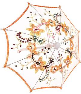 INFISPACE Ladoo Gopal Ji Fancy Chhatri/Embroidered Umbrella for God Krishna Umbrella