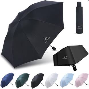 CITRODA 3 Fold Fully Automatic Rain UV Protection Portable Foldable Tiny Travel Folding Umbrella