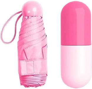 Harkishan Fold Portable Capsule Bottle Umbrella for UV Protection and Rain. Umbrella