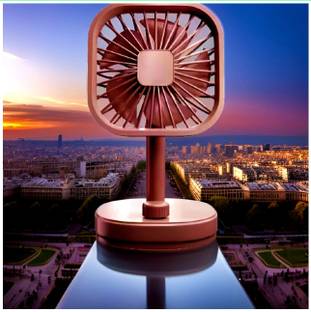 YAROH Rechargeable mini fan keeps fresh, portable cooling comfortable anywhere! 49 USB Mini Fan Refresh Anywhere Mini Fan for On-the-Go Continuous Cooling! 49 USB Fan
