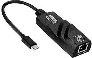 zonery USB C to Gigabit Ethernet RJ45 to USB C Thunderbolt 3 Type-C Gigabit Ethernet Lan Adapter