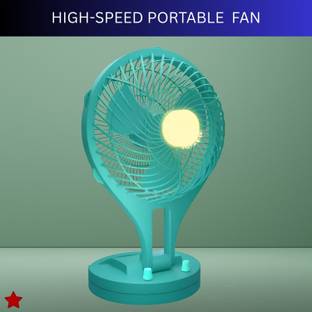 YAROH Mini Ac Cooler USB Rechargeable Table Fan With High Speed For Home/TravelET333 Mini Ac Cooler US...