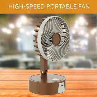 SACRO High Speed Rechargeable Table Fan for Home-Oscillating for Home, Office QX34 High Speed Recharge...