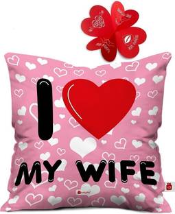 Indigifts Cushion, Greeting Card Gift Set
