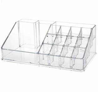 Adhunyk 16 Sections Cosmetic Lipstick Makeup,Nail Polish and Lipsticks Organiser lipstic holder Vanity Box