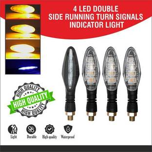 TRYFLY Rear, Side LED Indicator Light for Universal For Bike Universal For Bike