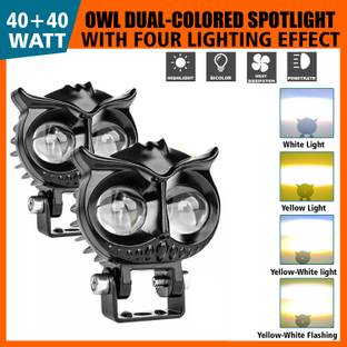 Otoroys Owl Design Dual Color Led Fog Light Led Auxiliary Spot Led Lights Fog Lamp Motorbike LED (12 V, 40 W)