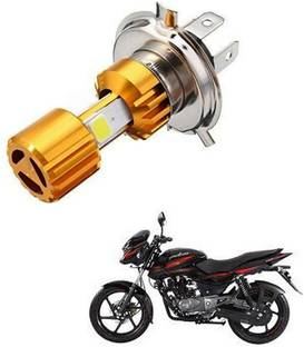 Crokrok Triple Led H4 Fitting Bulb 9 Volt H4-3S-LED-GOLD M-xt193 Headlight Motorbike, Car LED for Bajaj (12 V, 25 W)