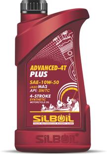 SILBOIL ADVANCED 4T -PLUS 10W-50 ( API: SN/TC) ( JASO: MA-2) High Performance Full-Synthetic Engine Oil
