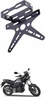 E-Shoppe REAR NUMBER PLATE STAY SMALL AND TAIL TIDY VISOR (BLACK) For Xpulse 200T Bike Number Plate