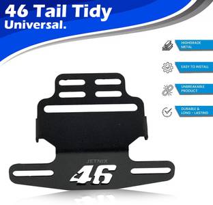 Jetnix 46 Tail Tidy Number Plate Holder universal for All Bikes SJK-0021 Bike Number Plate