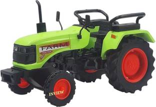 Shree Jee POPULAR TRACTOR PULL BACK ACTION (GREEN)PACK OF 1
