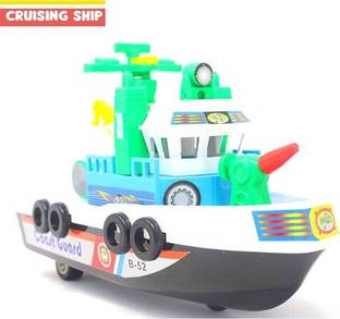 WooZee CRUISING SHIP Miniature Pull Back Ship