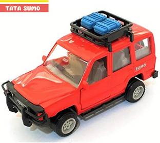 WooZee TATA SUMO Miniature Pull Back Car with Doors Openable