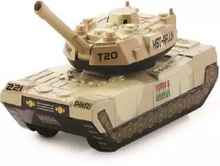 Sani International Battle Tank Indian Army T20 Pull Back Tank Assorted Colors