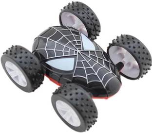 solemn Black & Red 2-in-1 Prank Spider & Tumbling Spider Car - For Ultimate Fun