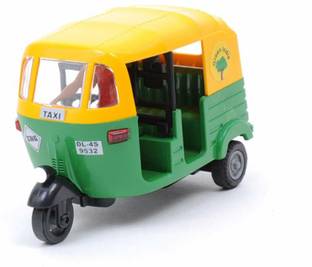 K A Enterprises Plastic Pull Back Auto Rickshaw, Number Of Pieces: 1, Multicolour