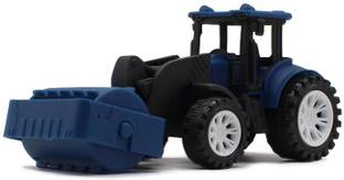 neoinsta shopping Medium size friction powered plastic road roller blue color toy for kids