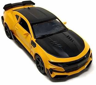 Galactic 1:32 Scale Die-Cast Chevy Camaro with Openable Doors and Pull Back Action, Lights & Music(Best gift for Child) (Multi color)